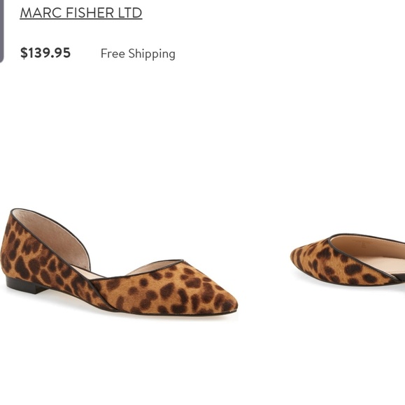 marc fisher leopard flats